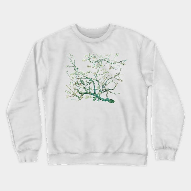 Almond Blossom by Vincent Van Gogh Crewneck Sweatshirt by ArtOfSilentium